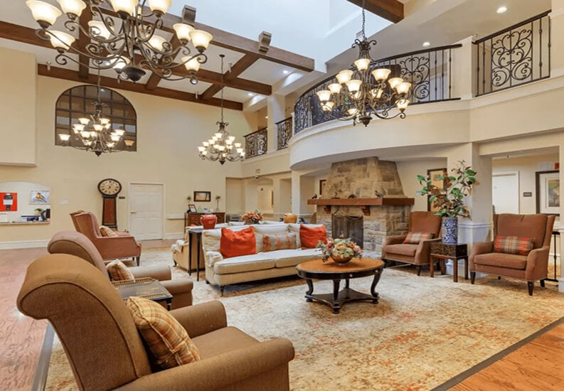 Open Space Lounge Area at Dementia Care Facility